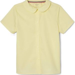 French toast yellow girls uniform button down